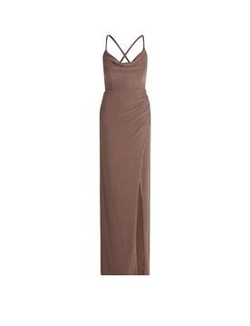 Vestido de noche gris 36