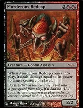 Murderous Redcap (FNM foil) Promotional Cards - Magic: The Gathering - FashionsVida