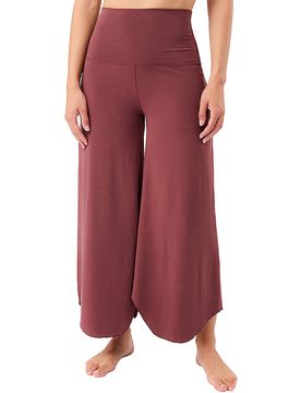 Pantalon de yoga Roll Over Tulip rouge foncé XL