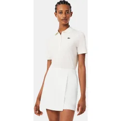 Polo de golf elástico de corte ajustado de hombre con protección UV