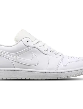 Low Men's Sneakers - White - Size 9.5 - Leather - White - Size: 9.5 - Jordan - FashionsVida