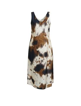 Midikleid braun S damen
