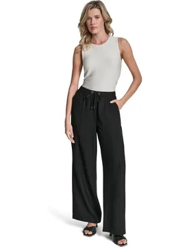 DKNY - Pantalón fluido de mujer - DKNY - FashionsVida