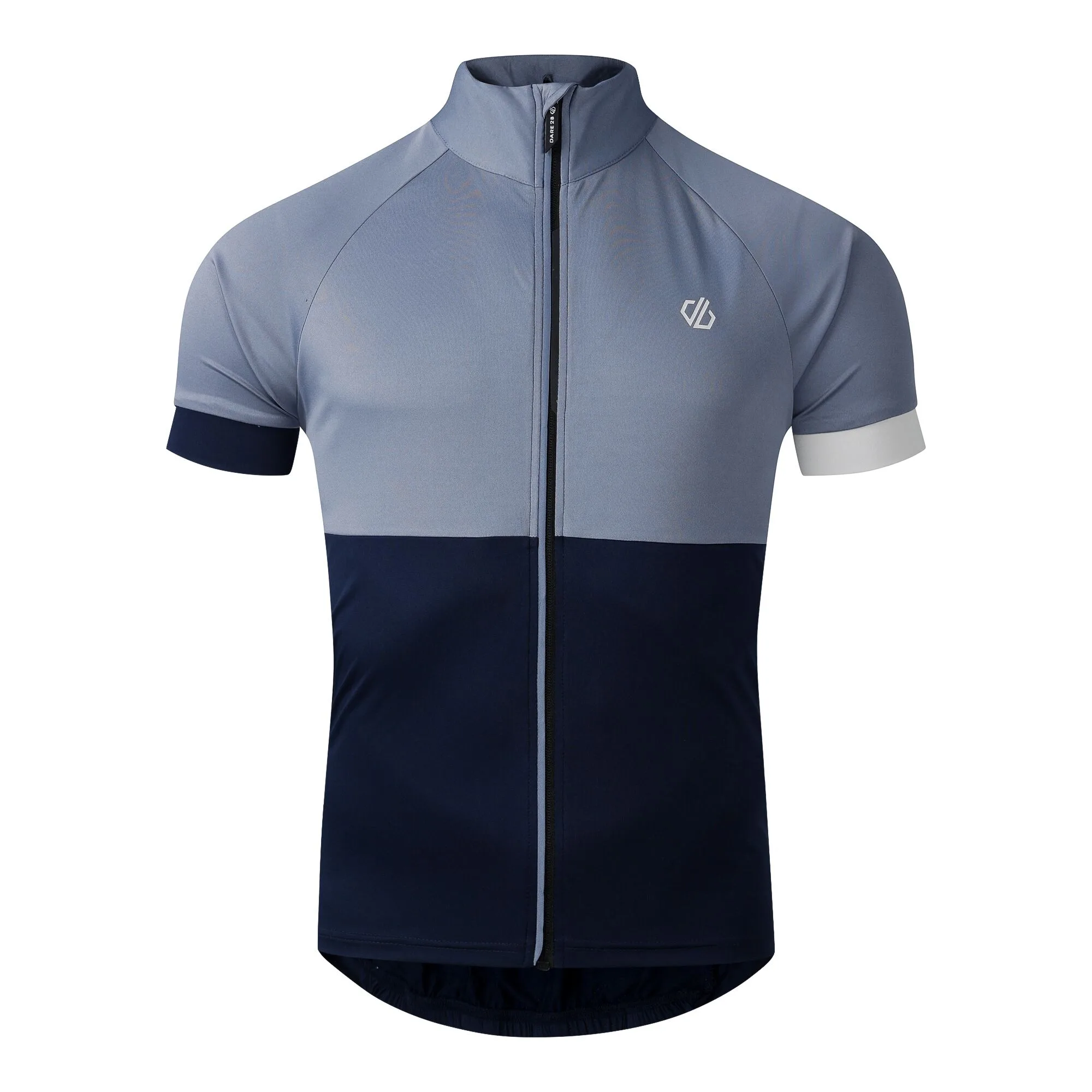 Mens Protraction Iii Cycling Jersey (Mercury/navy) - Blue/navy - Size X-Large - Dare 2b - FashionsVida