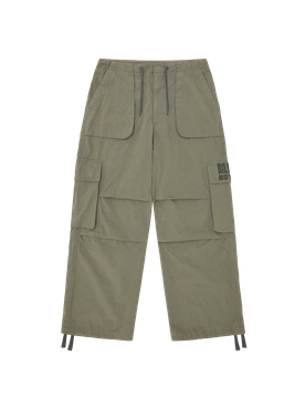 Straight Logo Parachute Pants