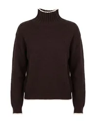 Rollkragenpullover Damen Schokobraun 0,1,2,3,4 Damen