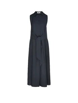 Midikleid CHIARA azul oscuro M - Ecoalf - FashionsVida
