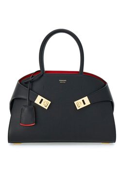 Borsa a mano piccola in pelle Hug