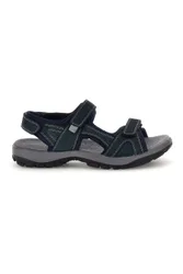 Sandali blu in vera pelle con strappi in velcro FD54 37
