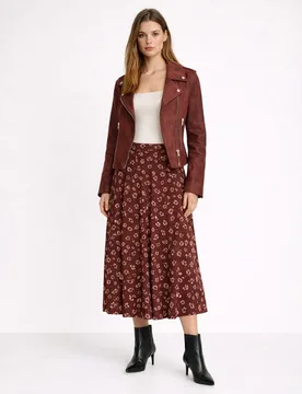 Vero Moda - Falda midi estampada - Vero Moda - FashionsVida