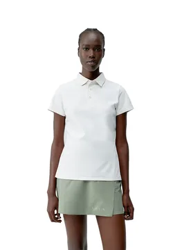 Polo à Manches Courtes Open Polo White Chalk L - Born Living Yoga - FashionsVida