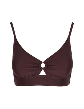 Damen Bikinioberteil Bralette dunkelrot 44 E/F W - Lascana - FashionsVida
