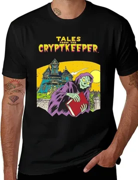 Tales from the Cryptkeeper Horror Scariest Movie Vintage T-Shirt Soft Stretch Short Sleeve Top - Aliexpress - FashionsVida