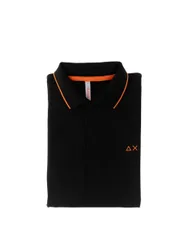 SUN68 Polo in cotone NERO M