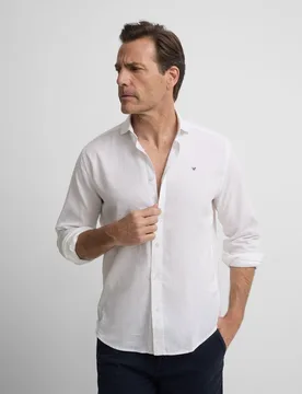 Camisa sport lino de hombre - Silbon - FashionsVida