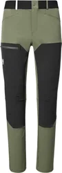 Pantalon stretch résistant pour escalade - Onega Stretch Pant M Grape Leaf Black en Softshell - Taille XL - Vert