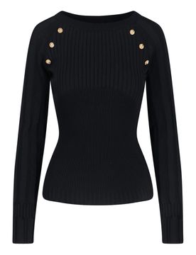 Balmain Maglione Bottoni