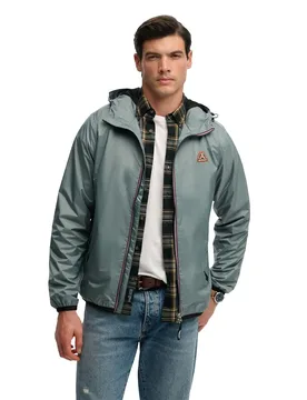 Giacca Essential Tri Windbreaker Slate Grey M - Superdry - FashionsVida