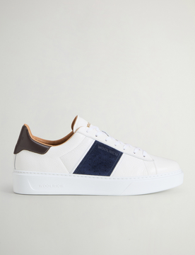 Scarpe classic court band uomo bianco-blu