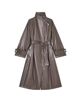 EMPORIO ARMANI Trenchcoat braun damen