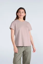 Phoenix' Womens Graphic T-Shirt Cotton Summer Casual Tee Taupe - Size 14 Uk