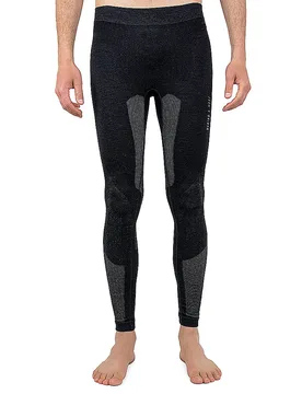 Intimo termico lungo da uomo nero S - Merino & More - FashionsVida