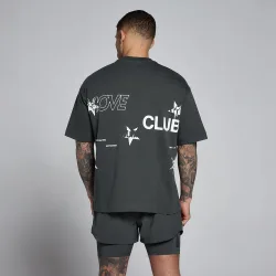 Camiseta de algodón oversize Hybrid Graphic para hombre de MP - lavado - S