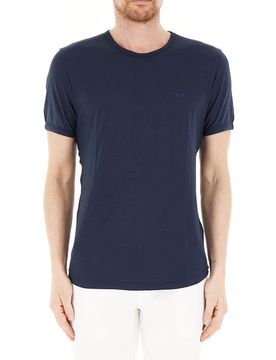 SUN68 T-shirt in cotone BLU NAVY L