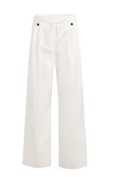 Gewebte Hose mit Kordelzug female