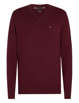 PIMA ORG CTN CASHMERE V NECK male - L - FashionsVida