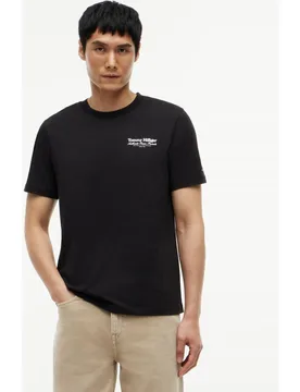 Camiseta de caballero con doble logo impreso - Tommy Hilfiger - FashionsVida