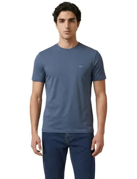 Herren T-Shirt Azurblau 509443