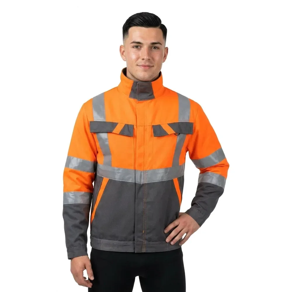 Veste Safe Light 15909 Hi-Vis Orange / Dark Anthracite S - MASCOT - FashionsVida