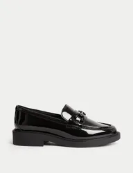 Kids' Patent Freshfeet™ School Shoes (13 Small - 7 Large) Black Female