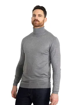Pull à Col Roulé M-noos-kwc001 Light Slate Melee M