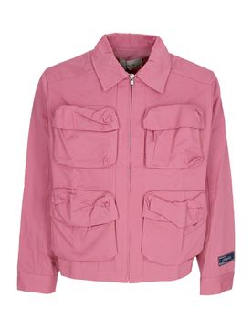 Giubbotto Uomo 3d Pockets Nylon Jacket Pink