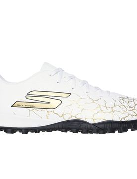 Skx-15 academy tf botas de futbol multitaco y terreno duro Oro (44)