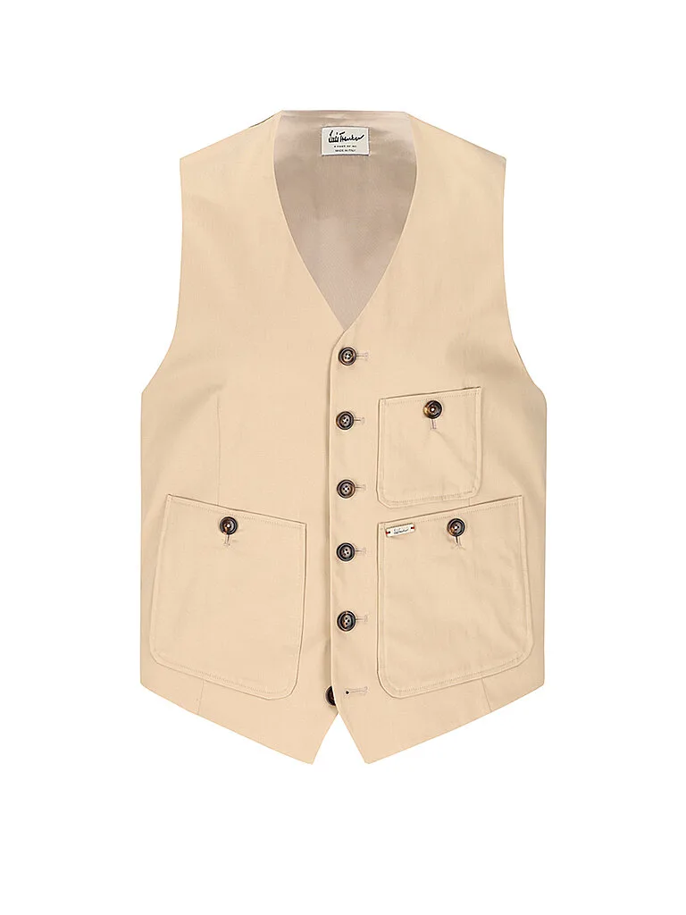 Gilet traditionnel crème 48 - LUIS TRENKER - FashionsVida