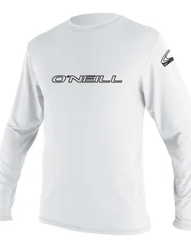 Rash Guard Manches Longues Basic Skins Rash Tee Reconditionné White XL - O´neill Wetsuits - FashionsVida