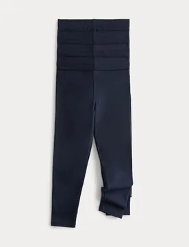 Pack Cotton Rich Plain Leggings (2-8 Yrs) Dark Navy female - M&S - FashionsVida