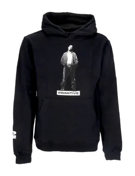 Felpa Cappuccio Uomo Posted Hoodie X 2pac Black - PRIMITIVE - FashionsVida