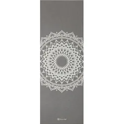 Dark Greige Marrakesh Yoga 5mm Printed Yoga Matte, grau