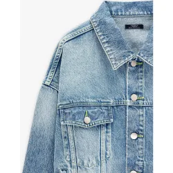 Chaqueta de mujer 100% algodón vaquera en liso