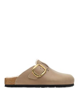Shearling Boston con fibbia grande