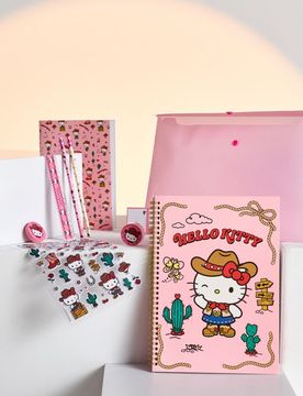 Set di articoli scolastici Hello Kitty 11 pack - rosso