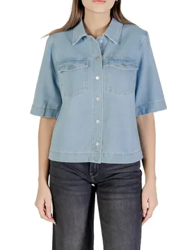 Only Hemd Azurblau 487961