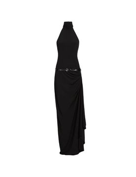 Coperni Robe longue dos nu drapée