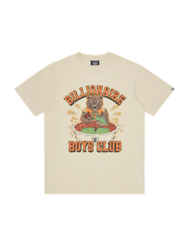 Rhinestone Mascot T-Shirt - Washed Ecru