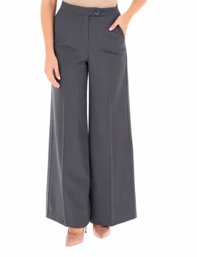 Pantalone a palazzo ANTRACITE 46 - Diana Gallesi - FashionsVida