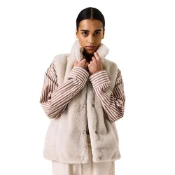 Garcia Gilet J50093 Soft Ivory S